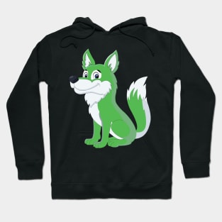 Cartoon Wolf Classic Hoodie